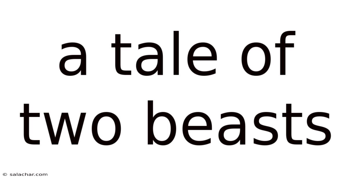 A Tale Of Two Beasts