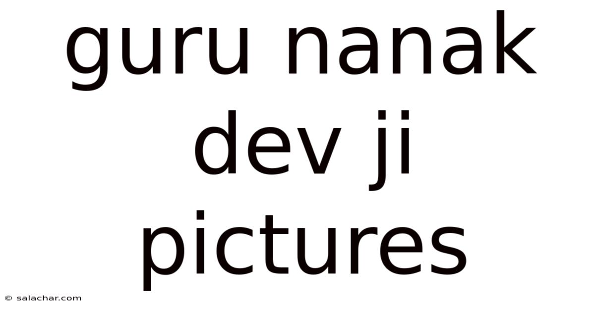 Guru Nanak Dev Ji Pictures