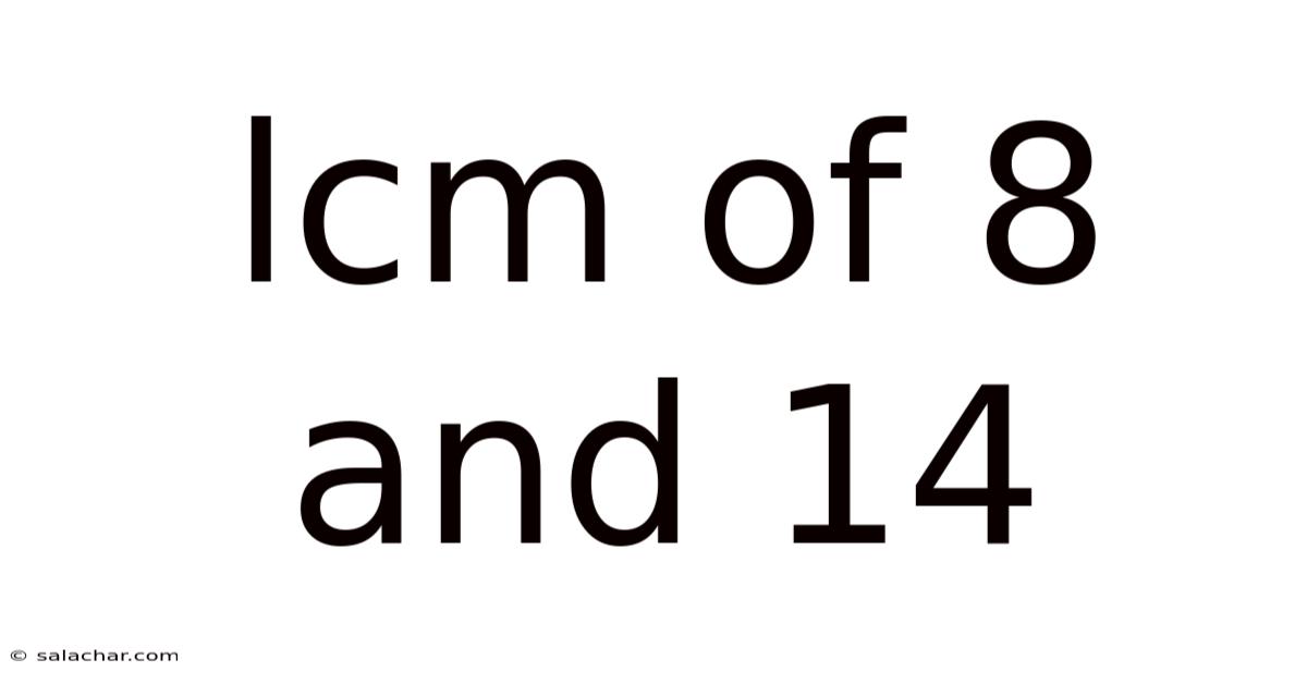 Lcm Of 8 And 14