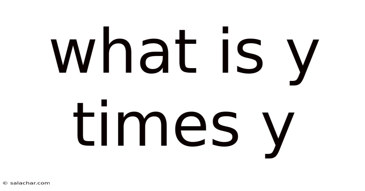 What Is Y Times Y